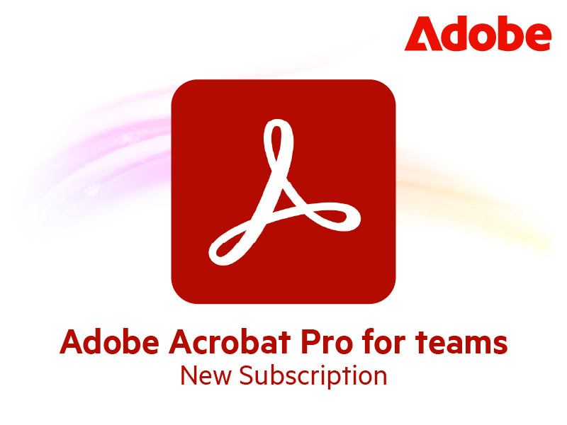 Adobe Acrobat Pro for teams (New Subscription)